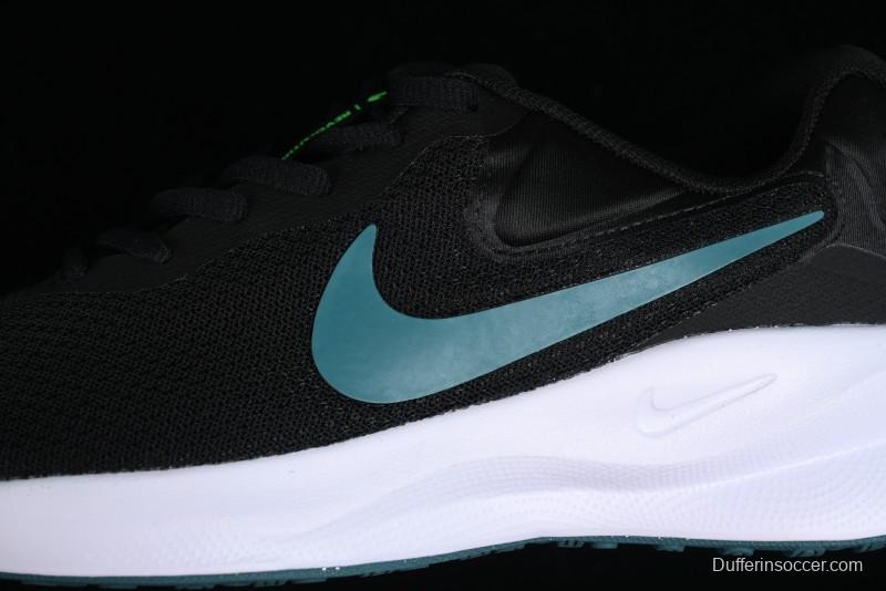 Nike Revolution 7 Wide Running Shoes with Breathable Mesh and Durable Cushioning - FB2207-004