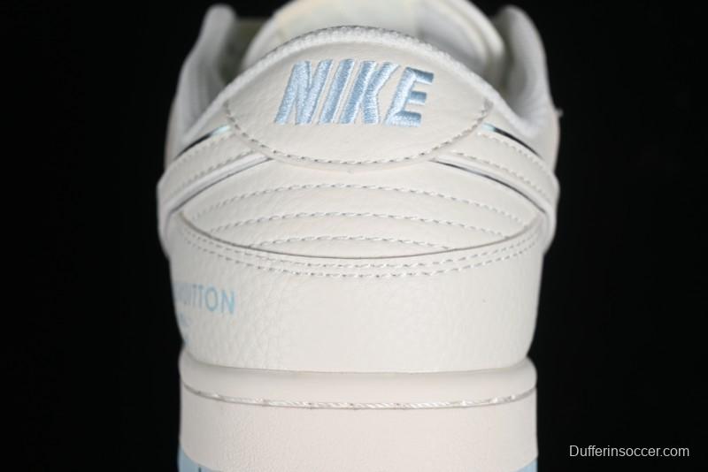 Nike SB Dunk Low LV Collaboration Anniversary Edition Premium Custom Low-Top Casual Sneakers - BB8766-209