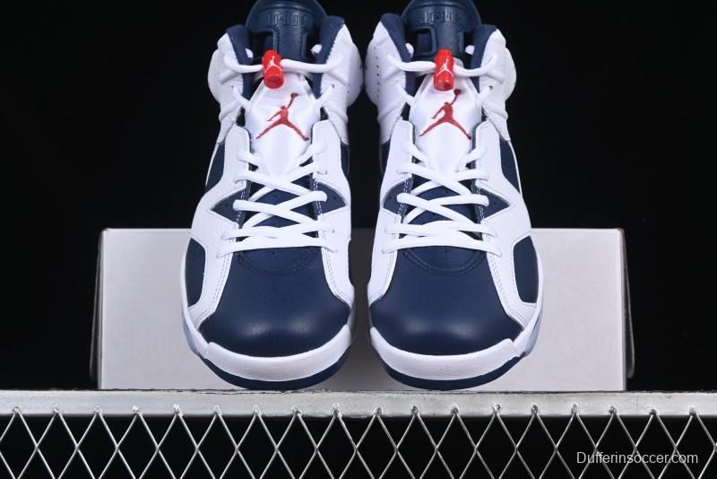 Nike Air Jordan 6 Retro "Olympic" Basketball Shoes - CT8529-164