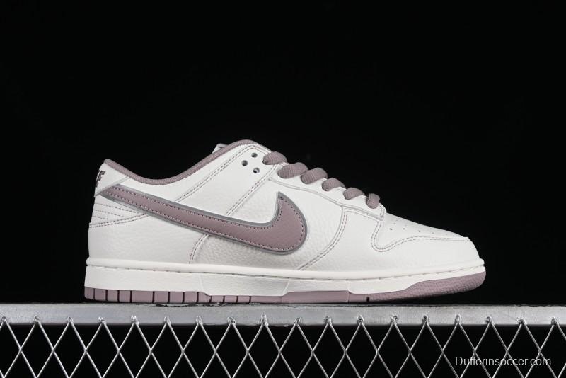 Nike Supreme SB Dunk Low Custom High-End Casual Skateboarding Shoes with Light Pink Colorway - RM2308-331