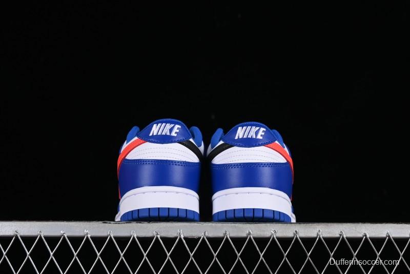 Nike Dunk Low SB Casual Skate Shoes in White Blue Red - CW1590-104