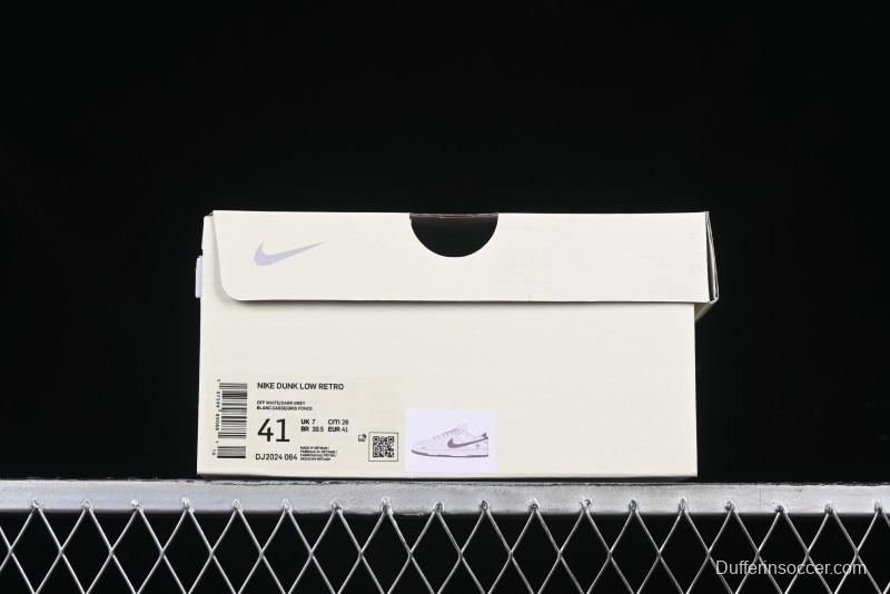 Nike SB Dunk Low Chrome Hearts Collaboration Cross Print Grey Swoosh Anniversary Custom Low-Top Casual Sneakers - DJ2024-064