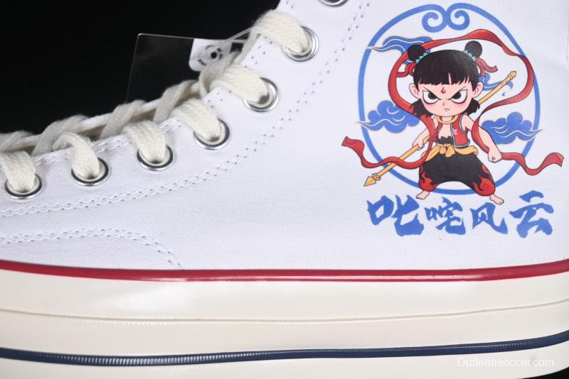 Converse Chuck 1970s High Top Casual Canvas Sneakers with Classic Graffiti Limited Edition Three-Star Logo - 162056C