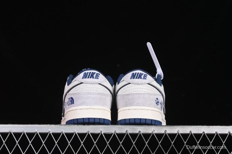 Nike SB Dunk Low The North Face Year of the Snake Collaboration Anniversary Edition Custom Low-Top Casual Skate Shoes - DM6868-014
