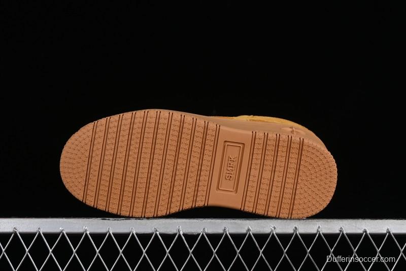 SMFK Comfortable Chunky Sole White Sneakers - T.D4