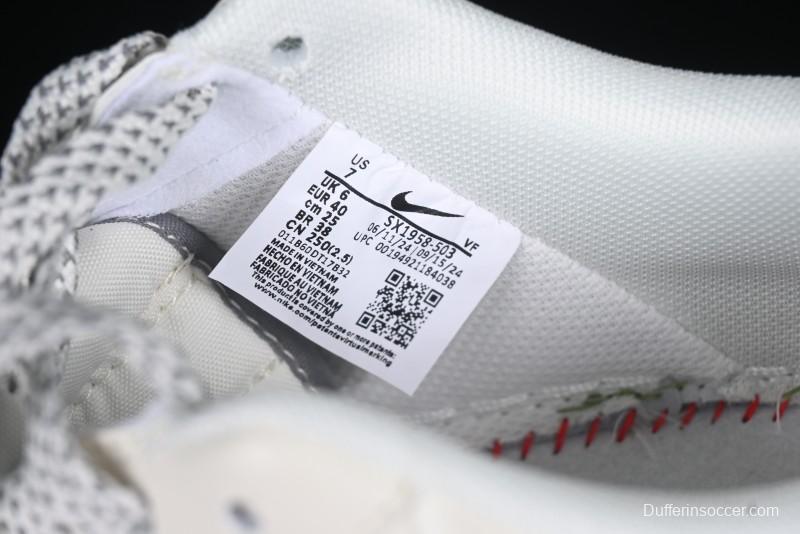 Nike Air Force 1 '07 Low Supreme Snake Year Limited Edition Silver Swoosh Low-Top Casual Sneakers - XS1958-503