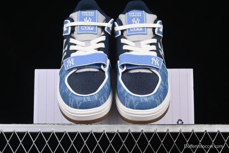 New York Yankees MLB Chunky Liner Lightweight Platform Sneakers with 6cm Height Increase - 3ASXCHL4N50BLS