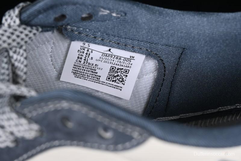 Nike Travis Scott x Fragment Design x Air Jordan 1 Low OG SP AJ1 CDG White Grey Low Top Casual Sneakers - DM9288-005