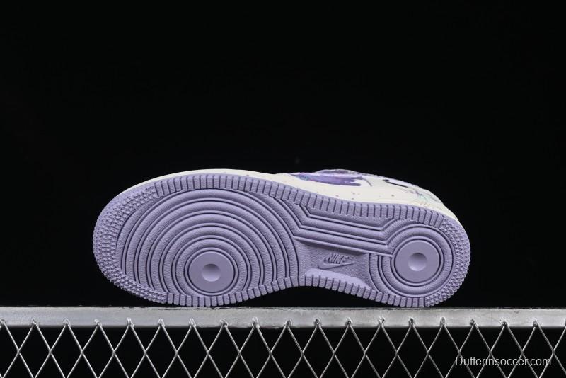 Nike Air Force 1'07 Low Casual Sneakers Purple Butterfly - FB1839-213