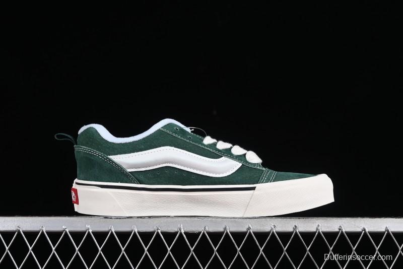 Vans Classics Knu Skool Green Platform Sneakers - VN0AUAK374