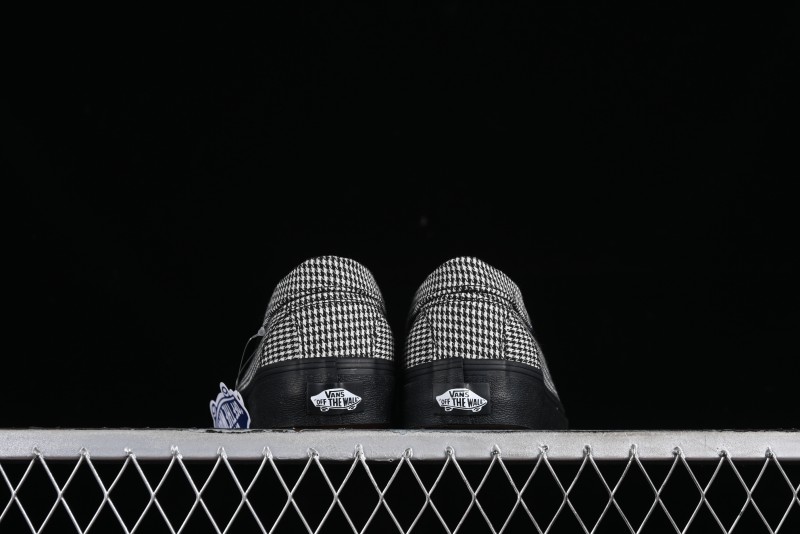 Vans Demons Style 53 Black White Retro Houndstooth Loafers - VN000CQPYER