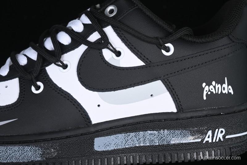 Nike Air Force 1 '07 Low Panda Smiley Low-Top Casual Sneakers - CV9879-542