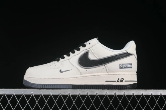 Nike Air Force 1 '07 Low Supreme Collaboration Two-Tone Beige Low-Top Casual Sneakers - XZ6188-362