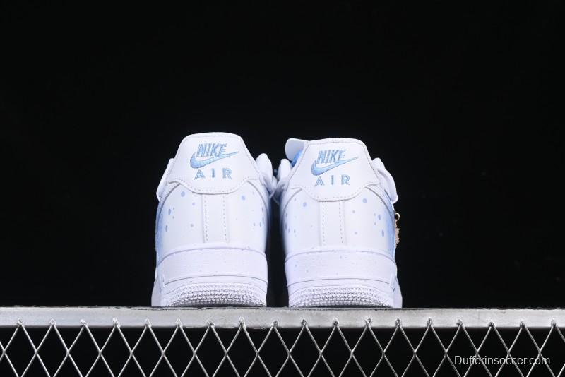 Nike Air Force 1 '07 Low Snow Tie-Dye Casual Sneakers with Lace-Up Closure - ZH0316-057