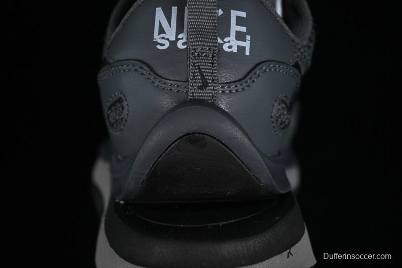 Nike Sacai VaporWaffle 3.0 Deconstructed Sneakers with Overlapping Swoosh and Double Tongue - CV1363-105