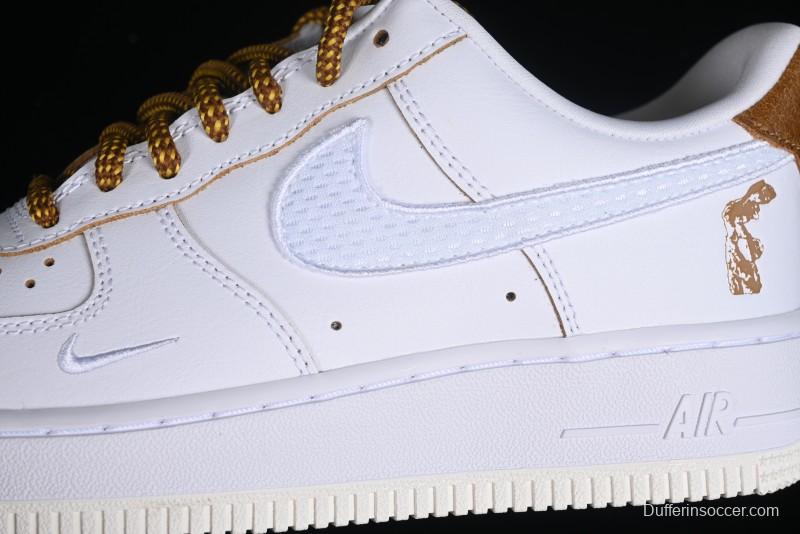 Nike Air Force 1 '07 Low Casual Sneakers with Full-Length Air Cushion - HF5716-111