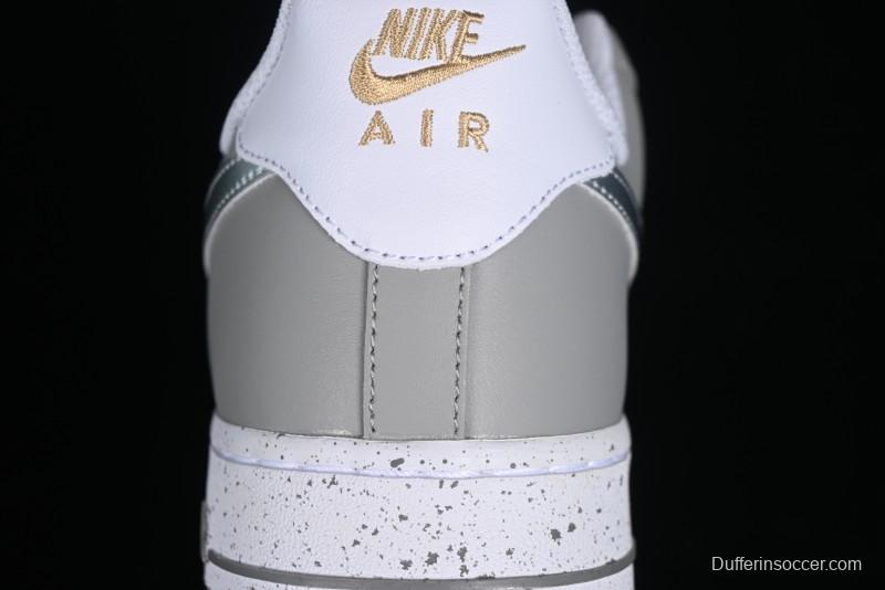 Nike Air Force 1'07 Low Grey Silver Splatter Casual Sneakers - MK5639-889