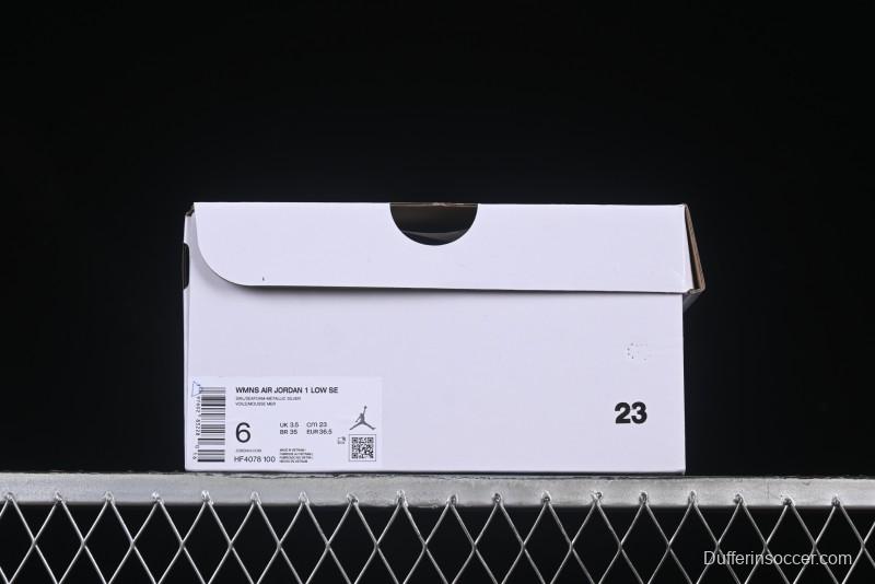 Nike Air Jordan 1 Low AJ1 Amber Green Low-Top Casual Sneakers - HF4078-100