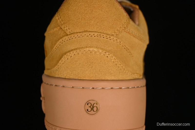 SMFK Comfortable Chunky Sole White Sneakers - T.D4