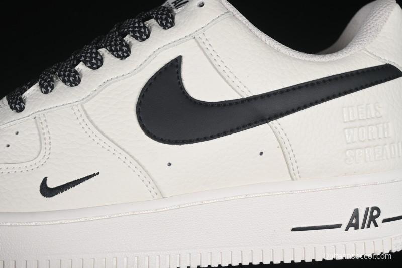 Nike Air Force 1 '07 Low Ted x Portland Triple Collaboration Reflective Black Casual Sneakers - DD8959-706