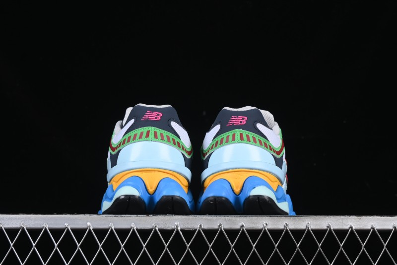 New Balance 9060 Retro Casual Running Sneakers with ABZORB Cushioning Technology - U9060NBN