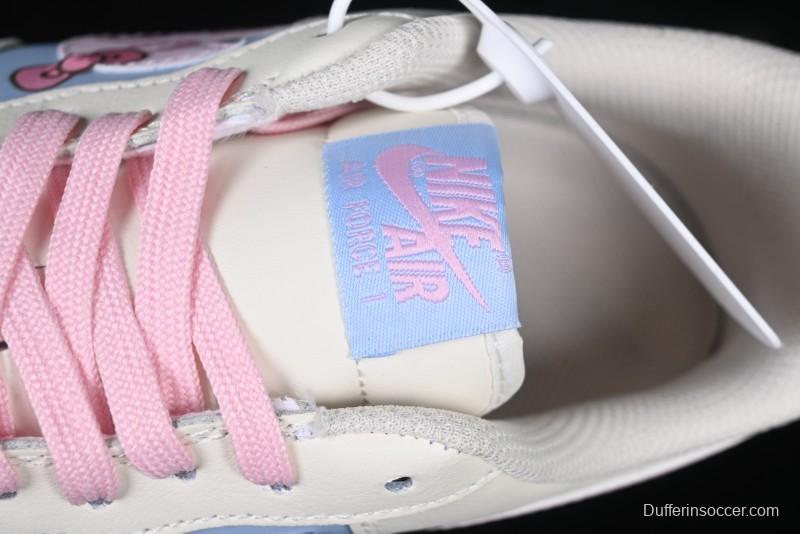 Nike Air Force 1 '07 Low Hello Kitty Comic Series Custom Low-Top Sneakers - DB3301-222