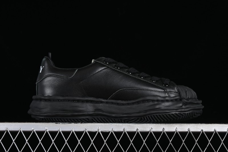 Wayne Original Sole Leather Low Sneaker with Melted Ice Cream Outsole - W.E5