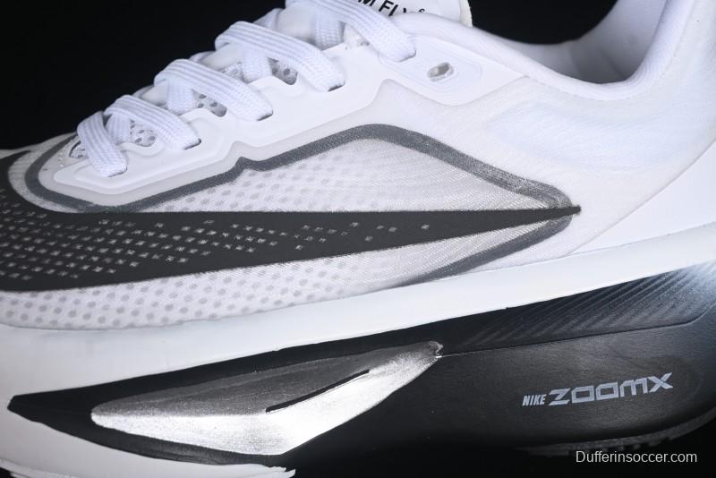 Nike Zoom Fly 6 Lightweight Responsive Running Shoes with React Foam and Carbon Fiber Plate - FN8454-100