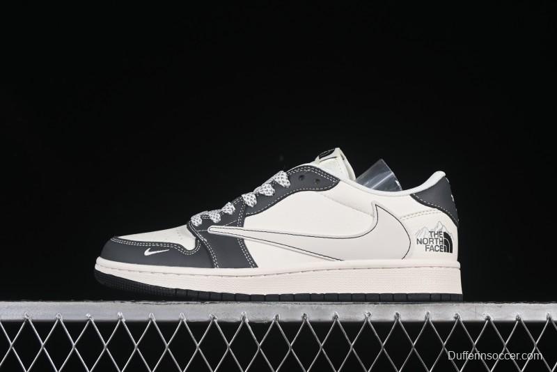 Nike Travis Scott x Fragment Design x Air Jordan 1 Low OG SP AJ1 Low Top Casual Sneakers - XS6089-509