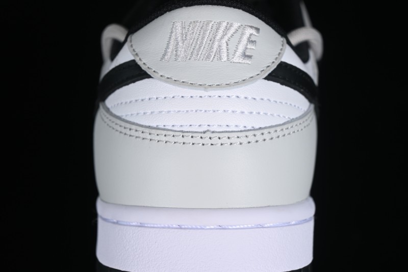 Nike Dunk Low Letter Panda Black Grey High Street Deconstructed SB Strap Low-top Casual Skate Shoes - CW1590-100