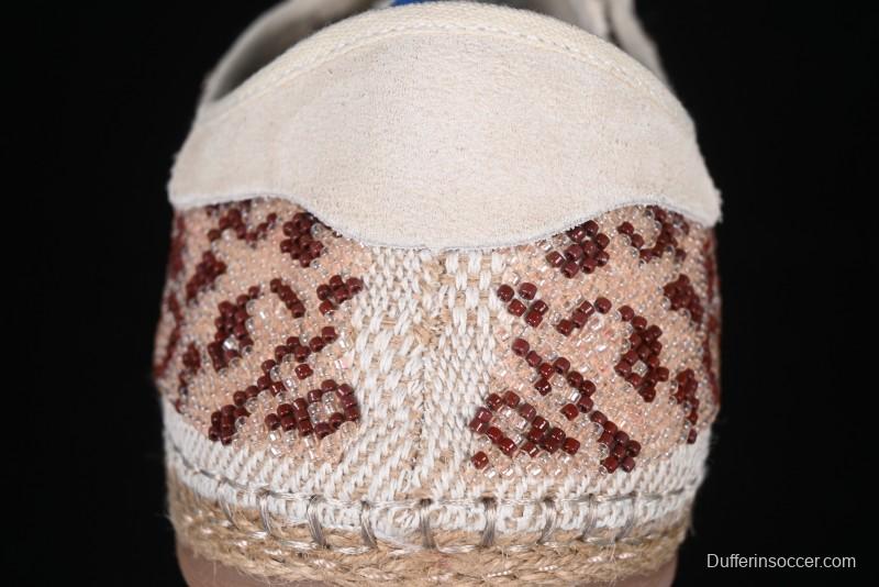 Adidas Clot x Originals Gazelle Indoor Retro Casual Slip-Resistant Wear-Resistant Low-Top Sneakers - IH3642