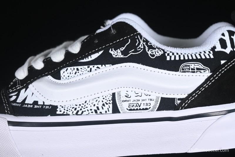 Vans Knu Skool Comfortable Fashion Slip-Resistant Wear-Resistant Low-Top Casual Sneakers - VN000CS0239