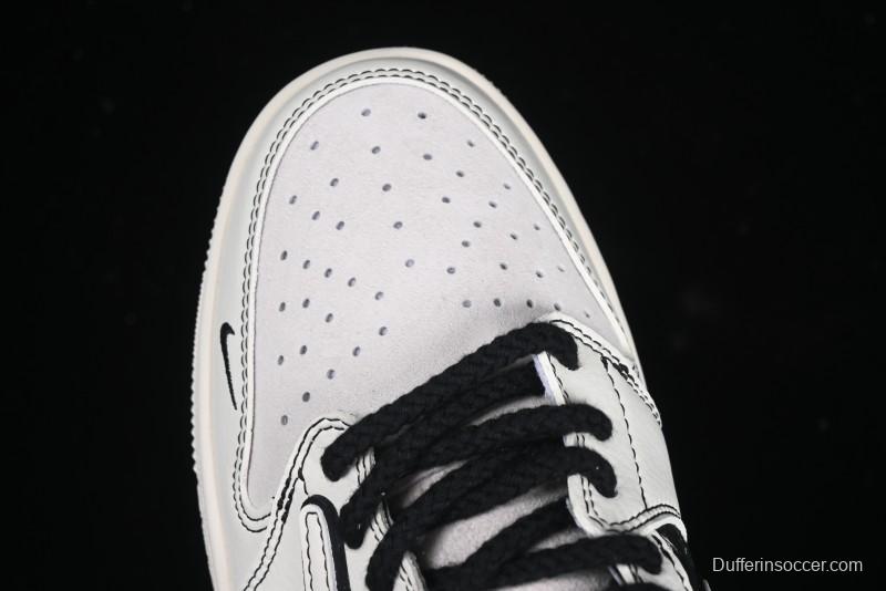 Nike Travis Scott x Fragment Design x Air Jordan 1 Low OG SP AJ1 Low Top Casual Sneakers - SJ2068-121