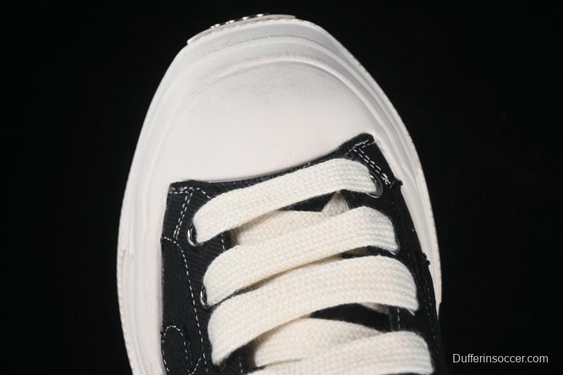 Shoot Brand Resonance Black Plum Retro Comfort Leather Anti-Slip Elevated Low-Top Casual Skate Shoes - AJD4