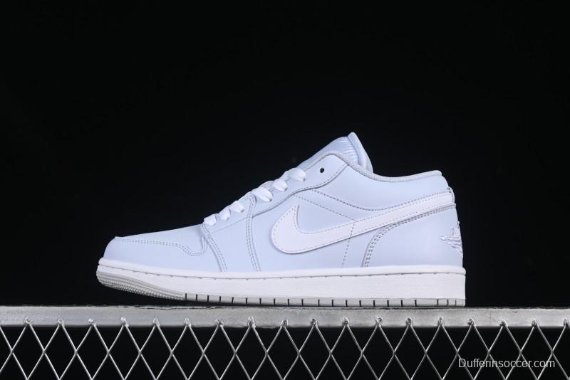 Nike Air Jordan 1 Low Casual Sneakers in Light Blue - FV8486-400