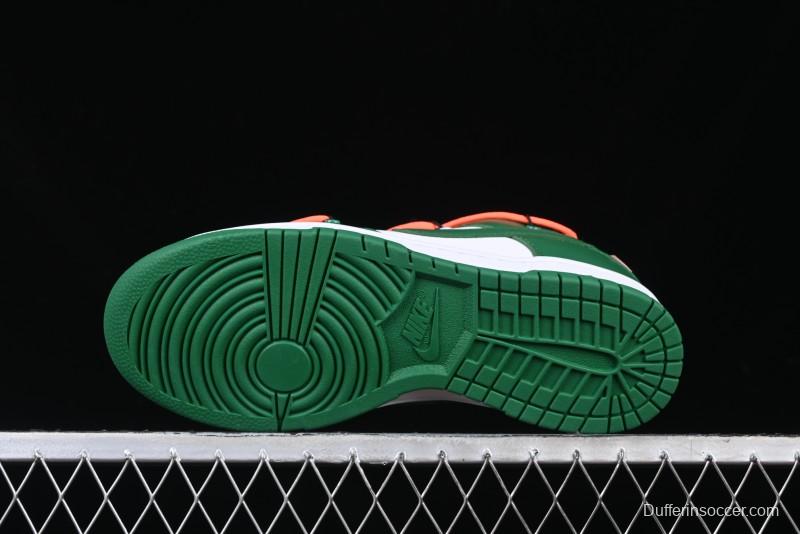 Off-White x Futura x Nike Dunk Low OW Collaboration Sneakers - CT0856-100