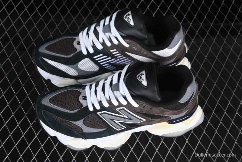 New Balance 9060 Retro Casual Running Shoes with ABZORB Cushioning Technology - U9060BRN