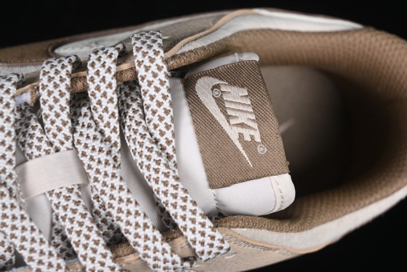 Nike SB Dunk Low Anniversary Edition Dark Swoosh Brown White Custom Low-Top Casual Skate Shoes - DJ2024-071