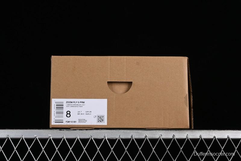 Nike Zoom Fly 5 Premium Lightweight Elastic Running Shoes with React Foam and Carbon Fiber Plate - FQ8112-331