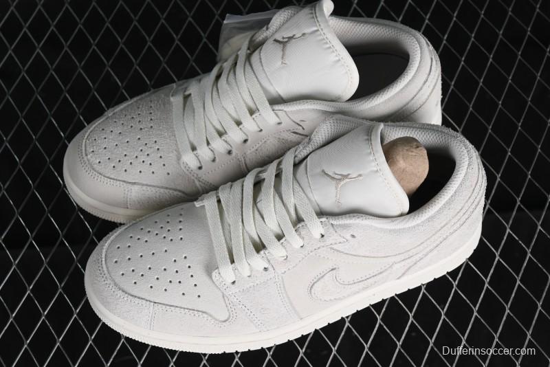 Nike Air Jordan 1 Low AJ1 Casual Sneakers in Earth Gray - FQ3055-100