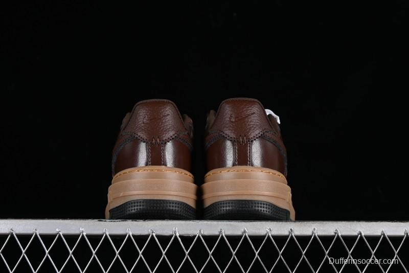 Nike Air Force 1 Low Luxe Casual Sneakers with Thick Sole and Waterproof Design - DM2451-200