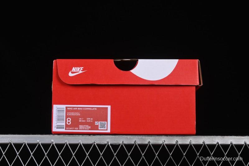 Nike Air Max Correlate Retro Running Shoes with Air Cushion - 511417-153