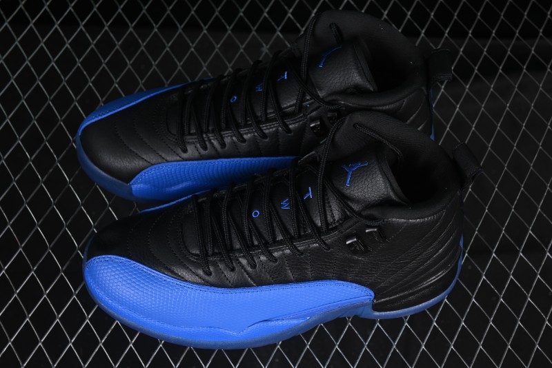 Nike Air Jordan 12 Retro Basketball Shoes with Game Royal Colorway - 130690-014