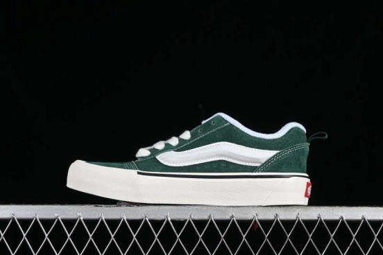Vans Classics Knu Skool Green Platform Sneakers - VN0AUAK374