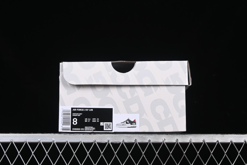Nike Air Force 1 '07 Low The North Face Collaboration Beige Grey Black Snake Leather Custom Casual Sneakers - DM6688-052