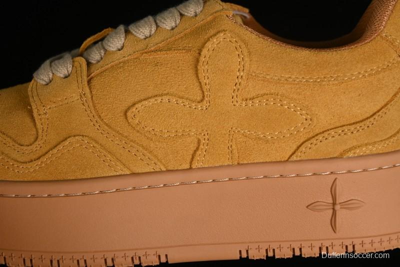 SMFK Comfortable Chunky Sole White Sneakers - T.D4