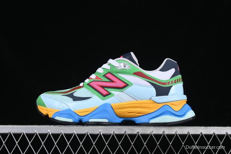 New Balance 9060 Retro Casual Running Sneakers with ABZORB Cushioning Technology - U9060NBN