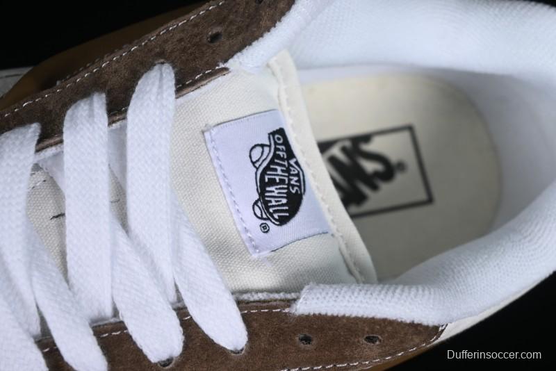 Vans Classics Knu Skool Coffee White Brown Slip-On Shoes - VN0009SAK330