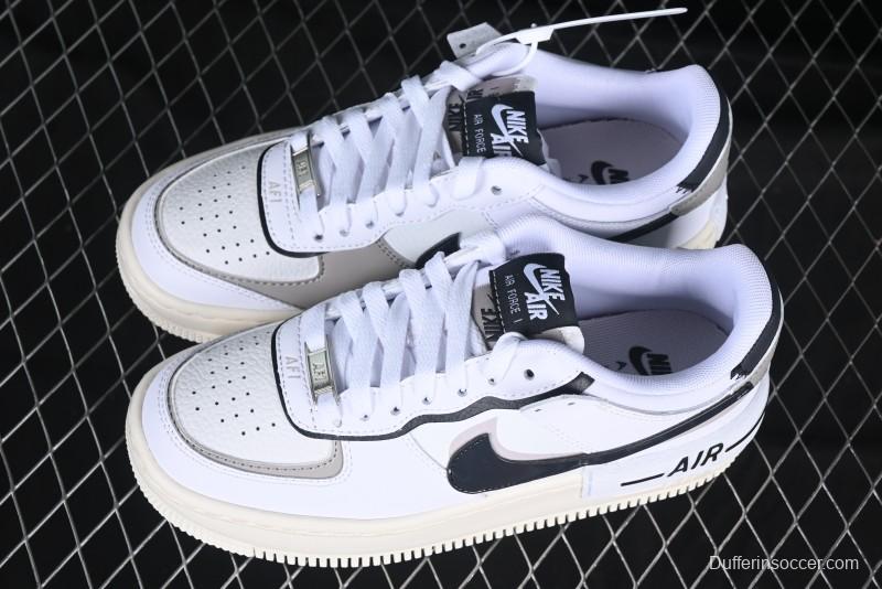 Nike Air Force 1 Shadow Low-Top Sneakers with Lightweight EVA Midsole and Anti-Slip RB Rubber Outsole - DZ1847-110