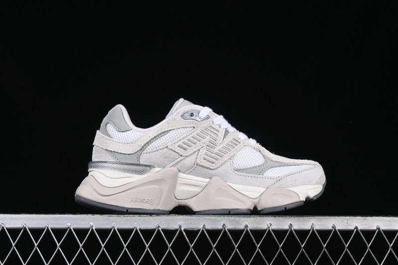 New Balance NB9060 Series Retro Casual Running Shoes with ABZORB Cushioning - U9060FGN